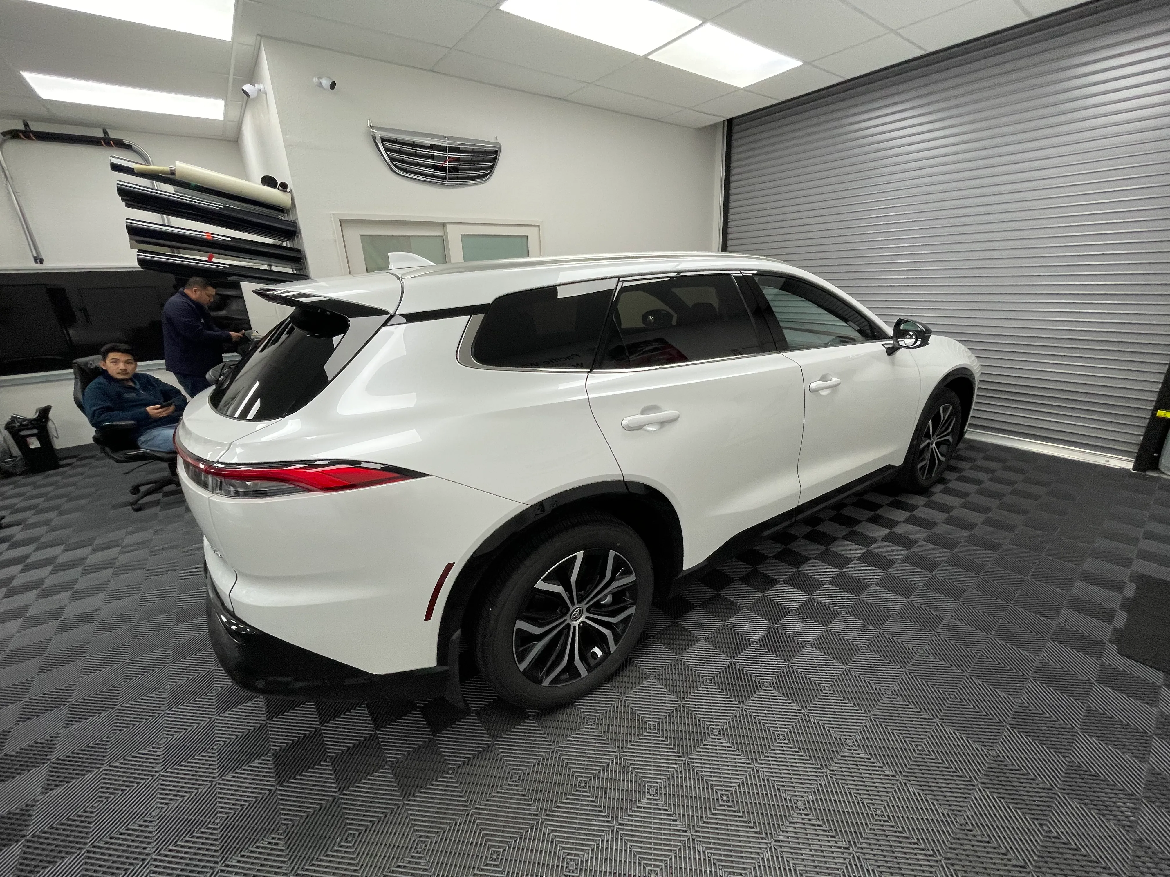 SUV in our professional tinting bay