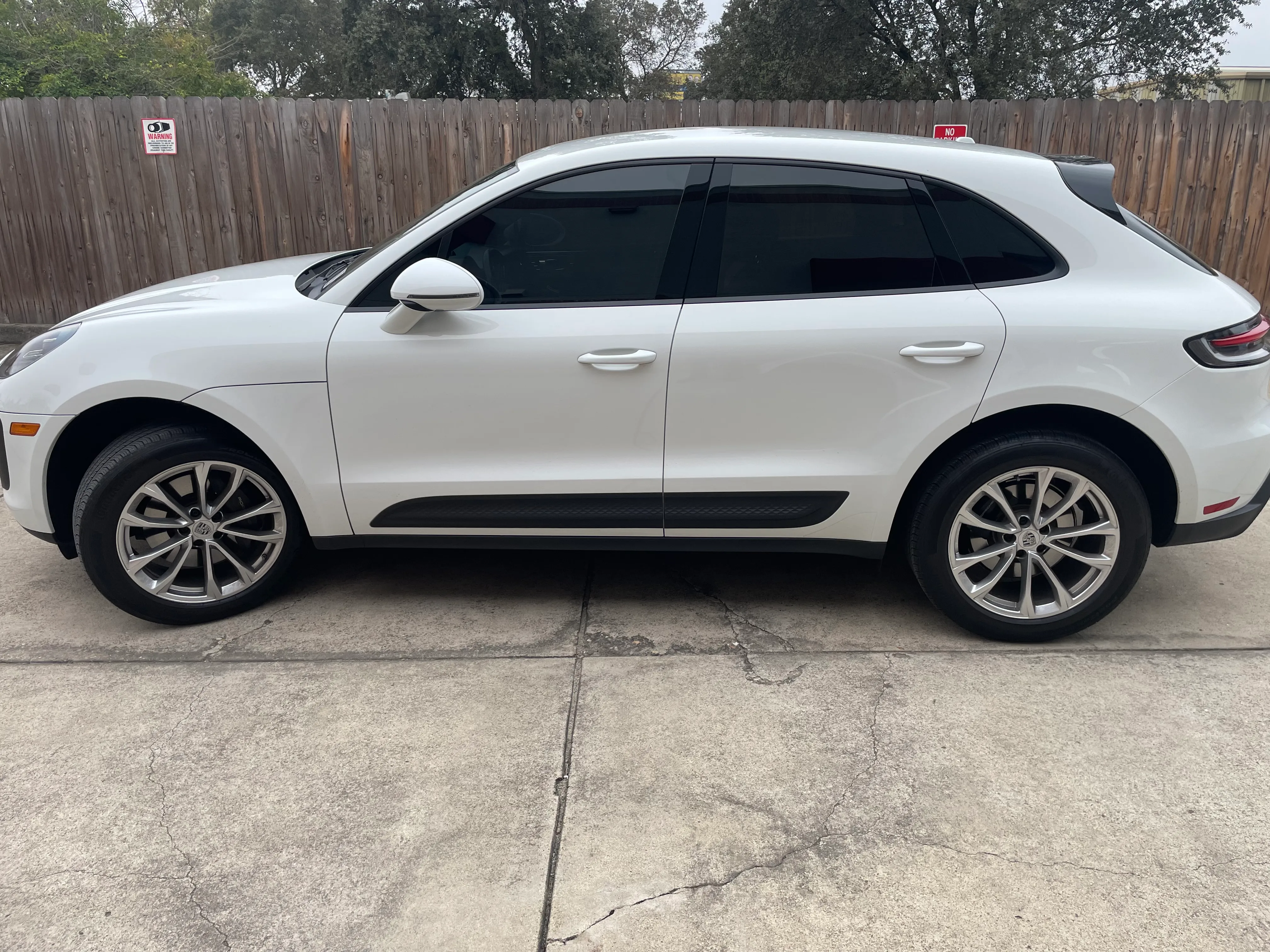 Porsche Macan with professional window tint